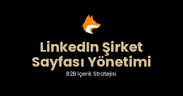 LinkedIn Şirket Sayfası Yönetimi: B2B İçerik Stratejisi Rehberi